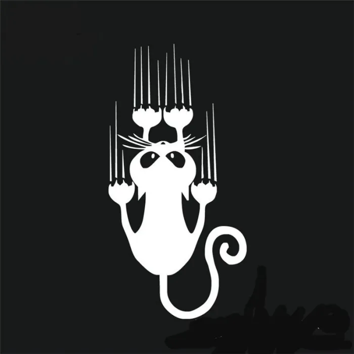 Window car sticker - reflective - climbing catStickers