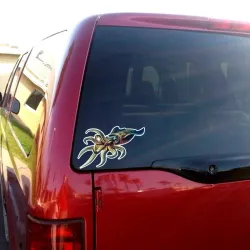 Autosticker - duivelsvis - waterdichtStickers