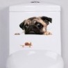 Autoraamsticker - vinyl - waterdicht - hond met slakStickers