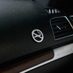 Metalen auto-interieursticker - Niet rokenStickers