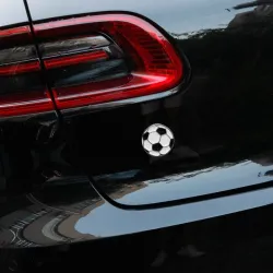 Car / motorcycle sticker - metal emblem - footballStickers