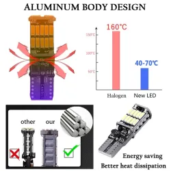 RXZ 12V - w5w - 6000K T10 - canbus - 26 SMD LED - car light - bulbT10