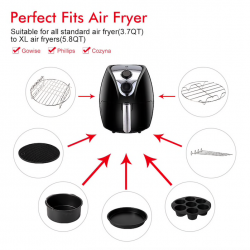 Air fryer accessories - for Gowise Phillips Cozyna & Secura - 7 pieces setBBQ