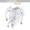 Auto / motor sticker - metalen embleem - boze clownStickers