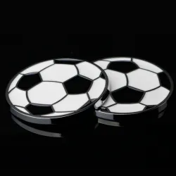 Car / motorcycle sticker - metal emblem - footballStickers