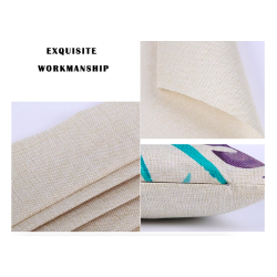 Decorative cushion cover case - linen - geometry / pentagram printed - 45 * 45cmCushion covers
