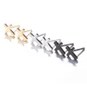Kleine oorknopjes - kruis / stok / schedel - unisex - roestvrij staalOorbellen
