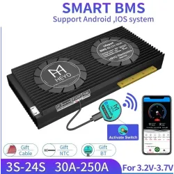BMS Lifepo4 4S slimme batterij - met balancer - Bluetooth / Android / IOS - 12V - 72V - 30A - 200ABatterijen