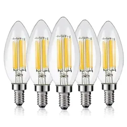 LED lamp - kaars type - dimbaar - 6W - E12 / E14E14