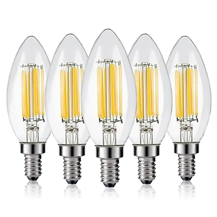 LED lamp - kaars type - dimbaar - 6W - E12 / E14E14