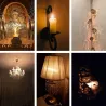 C7 - mini LED nachtlampje - type kaars - amber glas - E12 / E14 - 0,5WE14