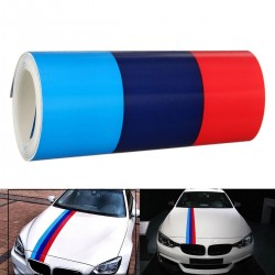 M-colored stripes - vinyl car sticker - for BMW - 15cm * 1mStickers