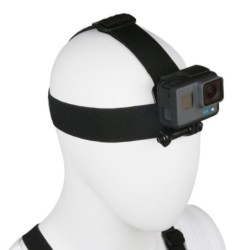 Verstelbare elastische hoofdband - houder voor camerabevestiging - voor GoProBevestigingen