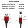 Snellaad-/datakabel - USB type-C - 5AOpladers