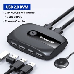 KVM switch - USB 2.0 / 3.0 - for Windows 10 / PC / keyboard / mouse / printer - sharing / pairingHDMI Switch