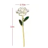 Rose dipped in 24k gold - with stand - birthday / Valentine's day / wedding giftArtificial flowers