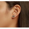 Stud earrings with mini elephantEarrings