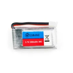 Eachine E011 - 3.7V - 260MAH - 30C battery / USB charger - 5 piecesBatteries