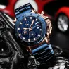 CRRJU - luxe herenhorloge - grote wijzerplaat - waterdicht - roestvrij staalHorloges