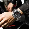 CRRJU - luxe herenhorloge - grote wijzerplaat - waterdicht - roestvrij staalHorloges