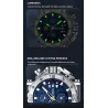 CRRJU - luxe herenhorloge - grote wijzerplaat - waterdicht - roestvrij staalHorloges