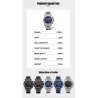 CRRJU - luxe herenhorloge - grote wijzerplaat - waterdicht - roestvrij staalHorloges