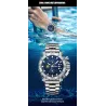 CRRJU - luxe herenhorloge - grote wijzerplaat - waterdicht - roestvrij staalHorloges