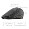 Trendy flat cap / hat - duckbill type - washed denim - unisexHats & Caps