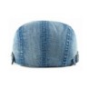 Trendy flatcap / hoed - eendenbektype - gewassen denim - unisexPetten & Hoeden