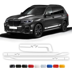 Grafische zijstrepen - auto vinyl sticker - voor BMW X7Stickers