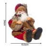Santa Claus - sitting / standing - Christmas ornamentChristmas