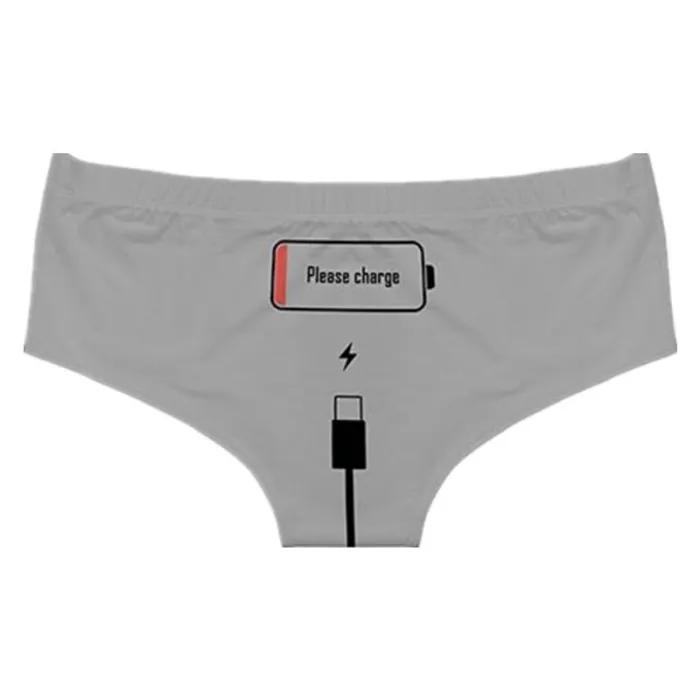 Sexy panties - seamless - low waisted - Please Charge letteringLingerie
