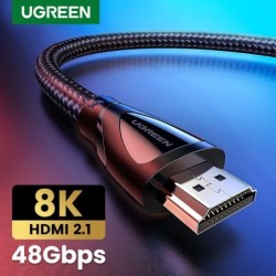 Ugreen - HDMI 2.1 kabel - 8K/60Hz / 4K/120Hz - 48Gbps - HDR10 / HDCP2.2Kabels