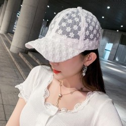 Lace baseball cap - mesh / cotton - adjustableHats & Caps