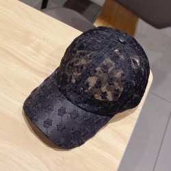 Lace baseball cap - mesh / cotton - adjustableHats & Caps