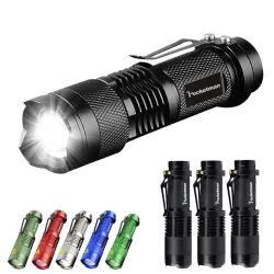 MECO Q5 - aluminium mini LED zaklamp - 500LMZaklampen