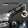 MECO Q5 - aluminium mini LED zaklamp - 500LMZaklampen