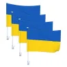 Flag of Ukraine - car decoration - 4 piecesStickers