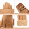 Warm winter suede gloves - with fleece - touch screen function - unisexGloves
