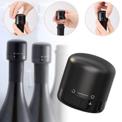 Wine bottle stopper - silicone sealed vacuum capBar supply