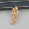 Retro gouden broche - asymmetrische abstractBroches