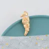 Retro gouden broche - asymmetrische abstractBroches