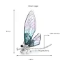 Elegant brooch - with transparent dragonfly / crystalsBrooches