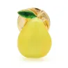 Trendy broche met gele peerBroches