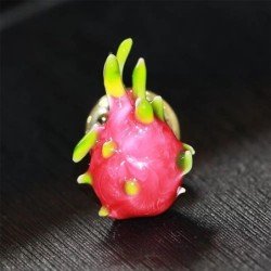 Fashionable brooch with a dragon fruitBrooches