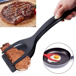 Multifunctionele 2-in-1 spatel - tang met antiaanbaklaag - kookgereedschap in de keukenBestek