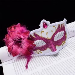 Sexy Venetian eye mask - with diamond / feather flower / glitterMasks