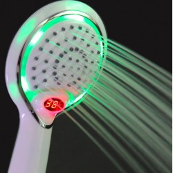 LED handheld shower head - with temperature digital displayShower Heads