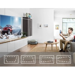 WZATCO S5 - mini DLP 3D-projector - 4K - 5G - WIFI - Smart Android 9- full HD - 1080PProjectors