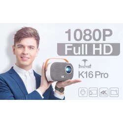 BYINTEK K16 PRO - draagbare mini LED-projector - full HD - 1920*1080P - 4K - LCD - Android 9 - Wifi - 1080PProjectors